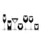JoyJolt&#xAE; Disney&#xAE; 9oz. Luxury Mickey Mouse Crystal Stemmed Champagne Flute Glass, 2ct.